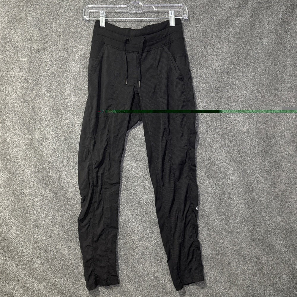 Lululemon Sz 2 Black Dance Studio Pants Yoga Gym